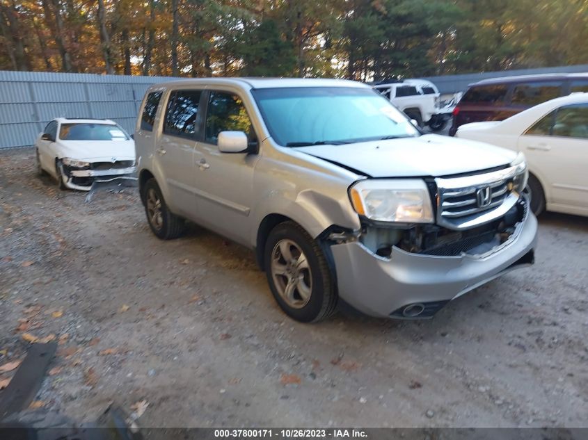 2013 HONDA PILOT EXL - 5FNYF4H54DB014709