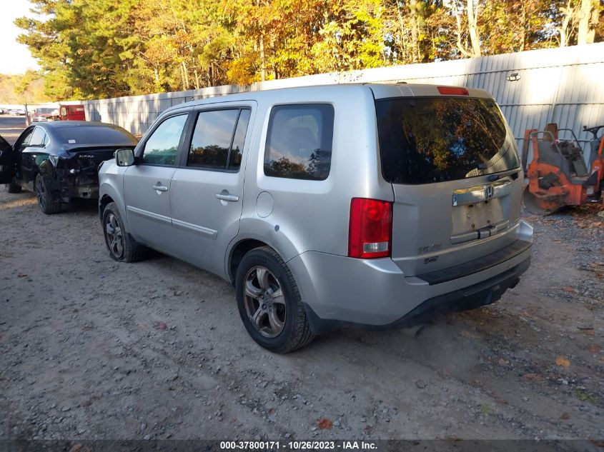2013 HONDA PILOT EXL - 5FNYF4H54DB014709