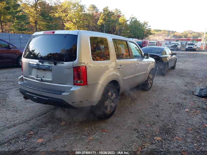 2013 HONDA PILOT EXL - 5FNYF4H54DB014709