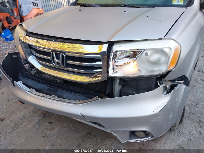 2013 HONDA PILOT EXL - 5FNYF4H54DB014709