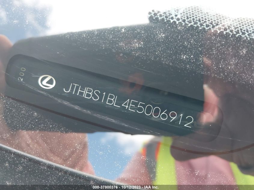 2014 LEXUS GS 450H - JTHBS1BL4E5006912