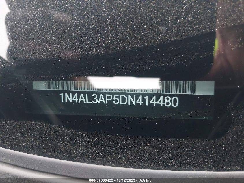 2013 NISSAN ALTIMA 2.5 SV - 1N4AL3AP5DN414480