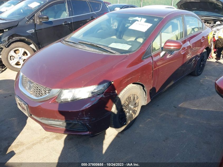 2015 HONDA CIVIC LX - 19XFB2F56FE108061