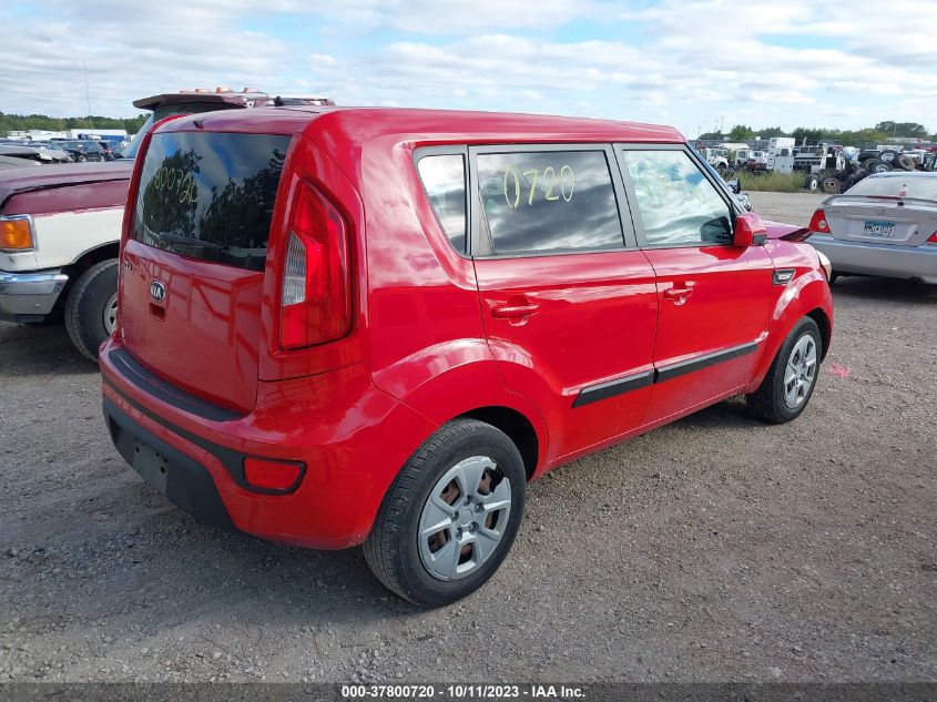 2013 KIA SOUL BASE - KNDJT2A57D7604515