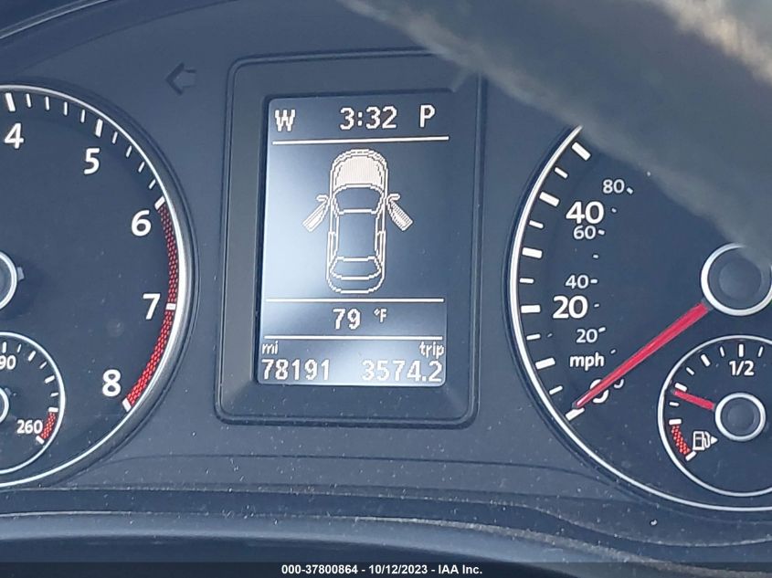 2015 VOLKSWAGEN EOS KOMFORT/SPORT - WVWBW8AH2FV004038