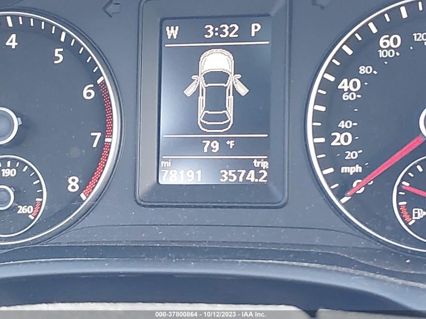 2015 VOLKSWAGEN EOS KOMFORT/SPORT - WVWBW8AH2FV004038