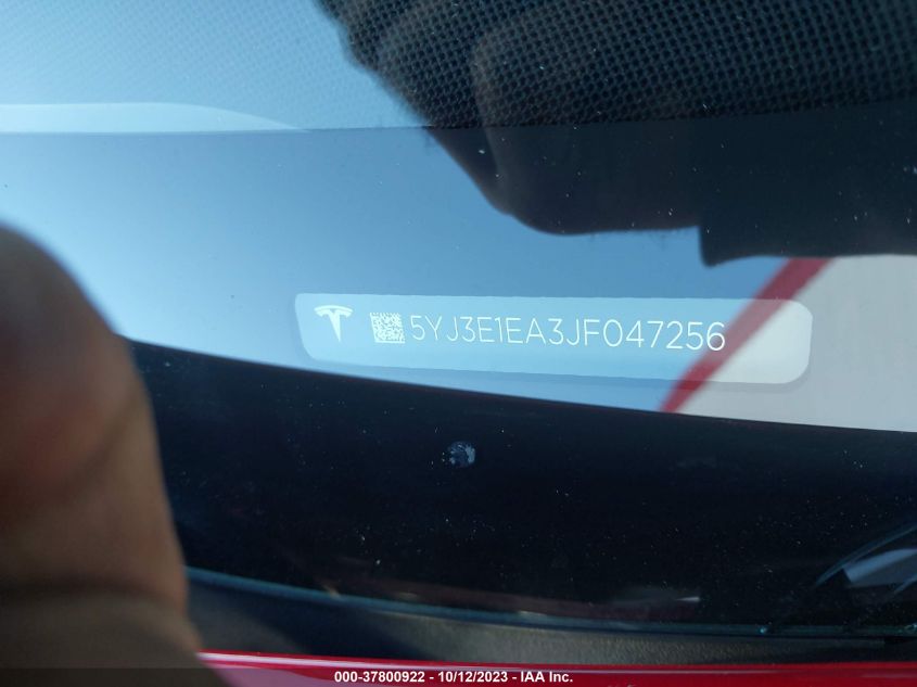 2018 TESLA MODEL 3 - 5YJ3E1EA3JF047256