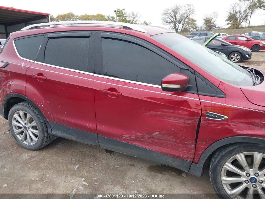 2017 FORD ESCAPE TITANIUM - 1FMCU9J98HUC01308