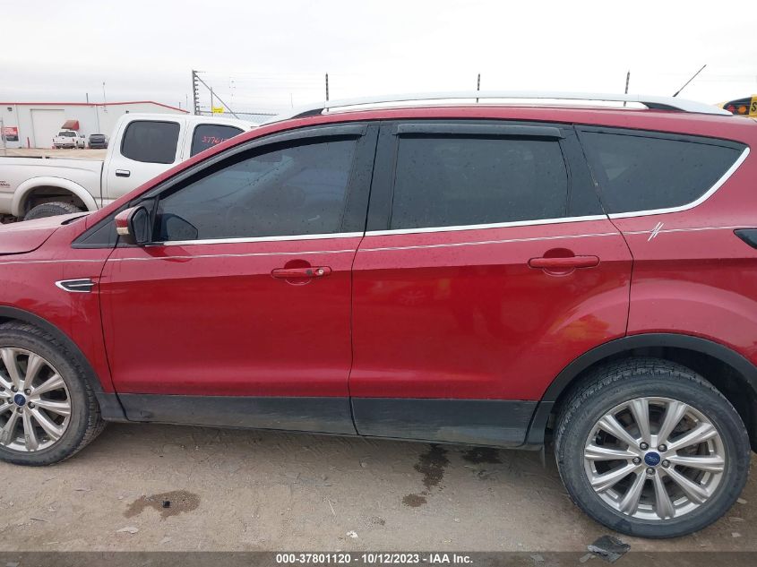 2017 FORD ESCAPE TITANIUM - 1FMCU9J98HUC01308