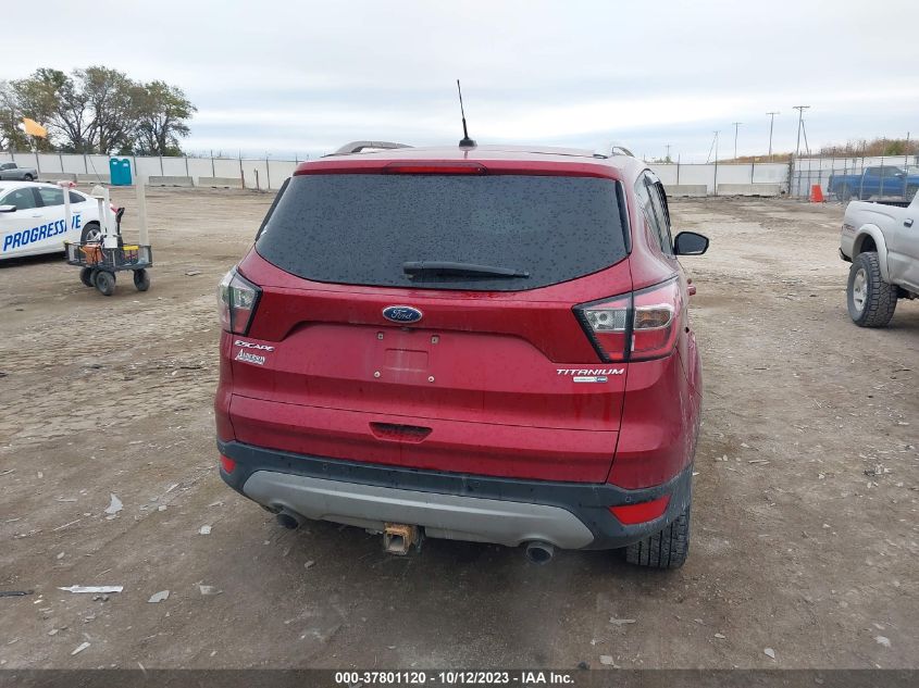 2017 FORD ESCAPE TITANIUM - 1FMCU9J98HUC01308