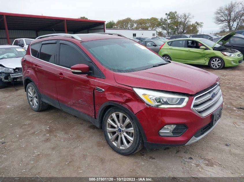 2017 FORD ESCAPE TITANIUM - 1FMCU9J98HUC01308