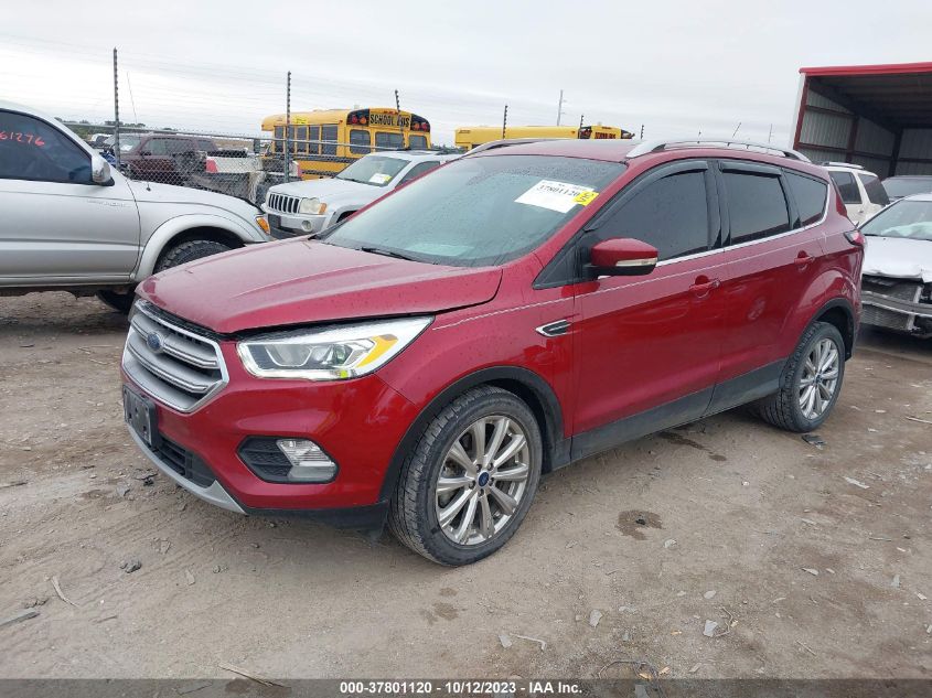 2017 FORD ESCAPE TITANIUM - 1FMCU9J98HUC01308