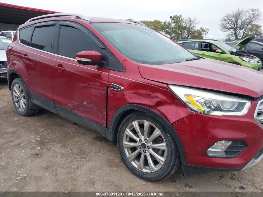 2017 FORD ESCAPE TITANIUM - 1FMCU9J98HUC01308