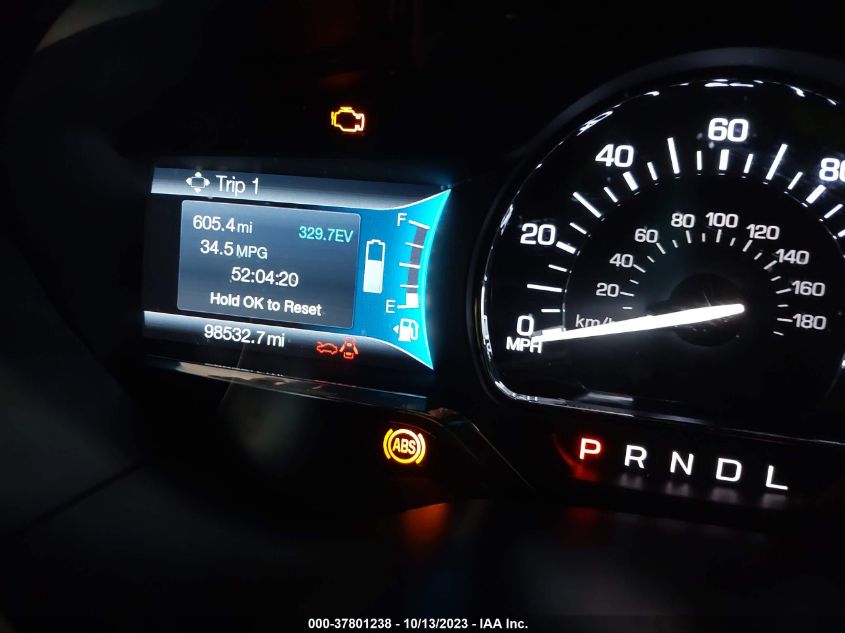 2017 LINCOLN MKZ HYBRID RESERVE 3LN6L5MU4HR631322