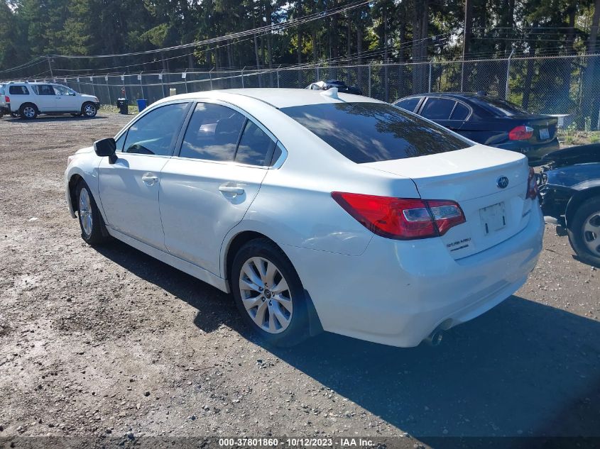 2016 SUBARU LEGACY 2.5I PREMIUM - 4S3BNBC63G3005949