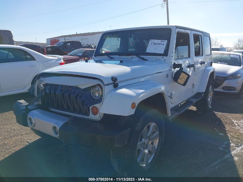 2013 JEEP WRANGLER UNLIMITED SAHARA - 1C4BJWEG0DL596715
