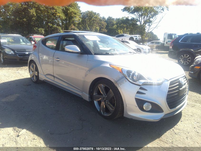 2015 HYUNDAI VELOSTER TURBO - KMHTC6AE3FU236012