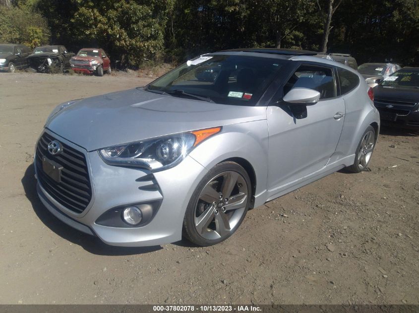 2015 HYUNDAI VELOSTER TURBO - KMHTC6AE3FU236012