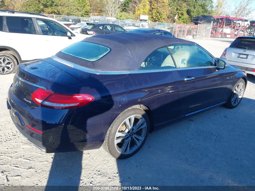 VIN WDDWK4KB6JF608460 2018 MERCEDES-BENZ C-CLASS C 300