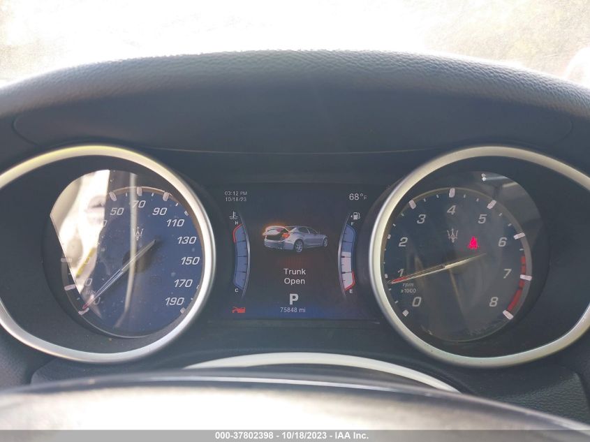 2015 MASERATI GHIBLI ZAM57XSA7F1141582