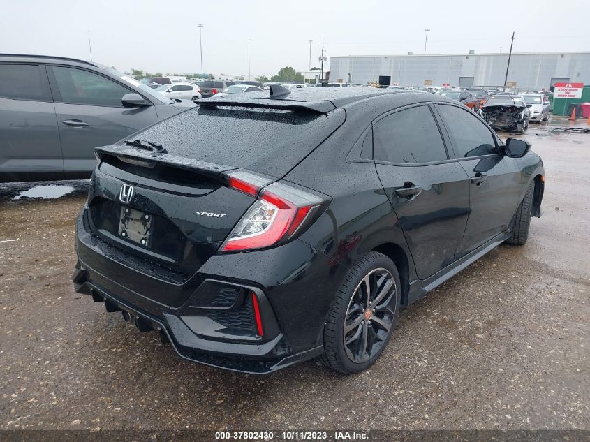 SHHFK7H42MU222629 Honda Civic Hatchback SPORT 4