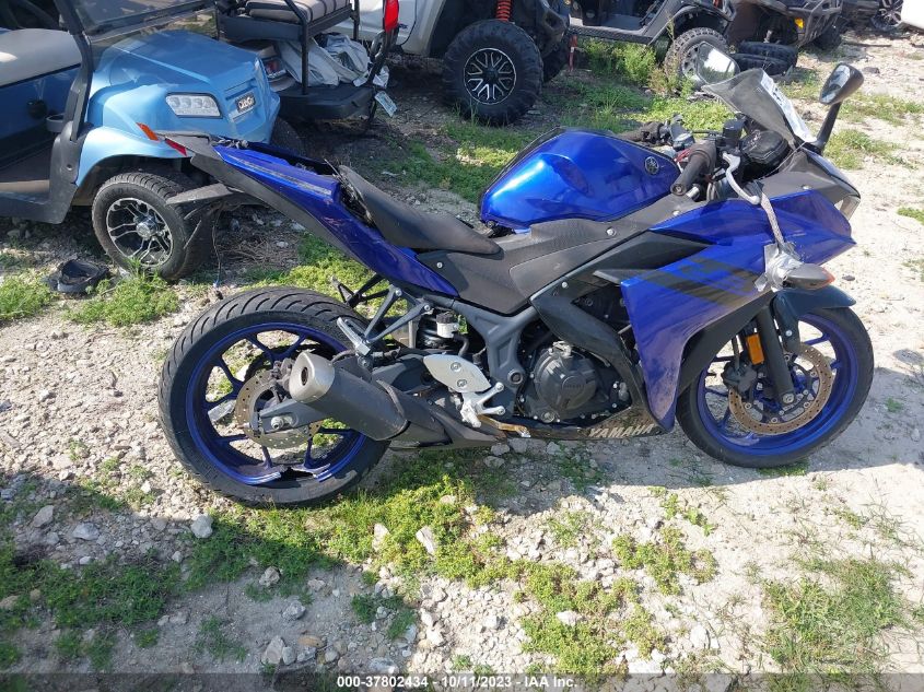2018 YAMAHA YZFR3 MH3RH06Y3JK017606