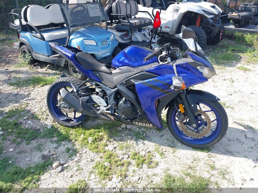 2018 YAMAHA YZFR3 MH3RH06Y3JK017606