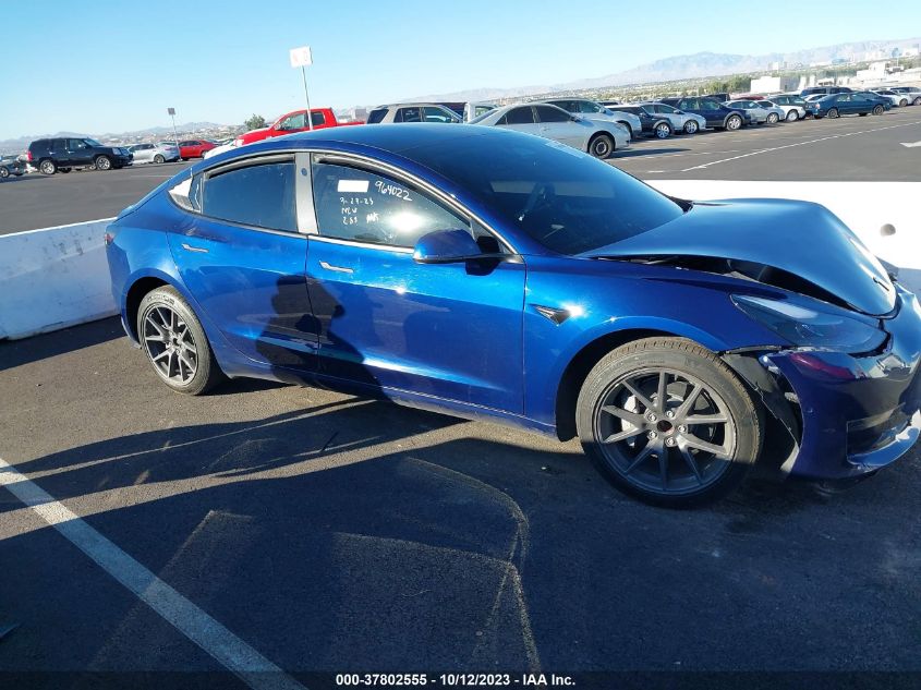 2022 TESLA MODEL 3 - 5YJ3E1EA4NF375257