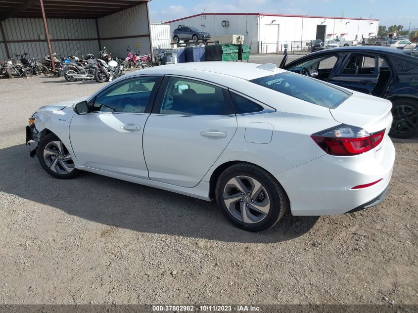 2020 HONDA INSIGHT EX - 19XZE4F50LE014057