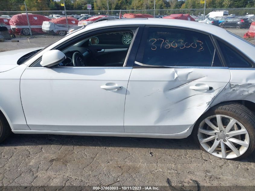 2013 AUDI A4 PREMIUM PLUS - WAUFFAFL7DN005363