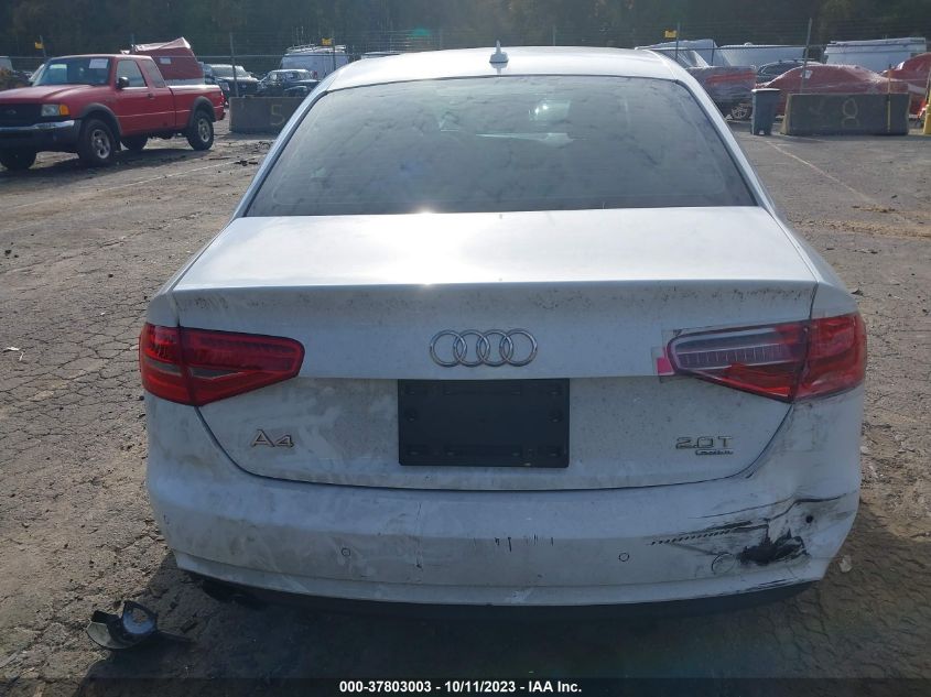 2013 AUDI A4 PREMIUM PLUS - WAUFFAFL7DN005363