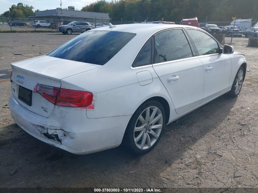 2013 AUDI A4 PREMIUM PLUS - WAUFFAFL7DN005363