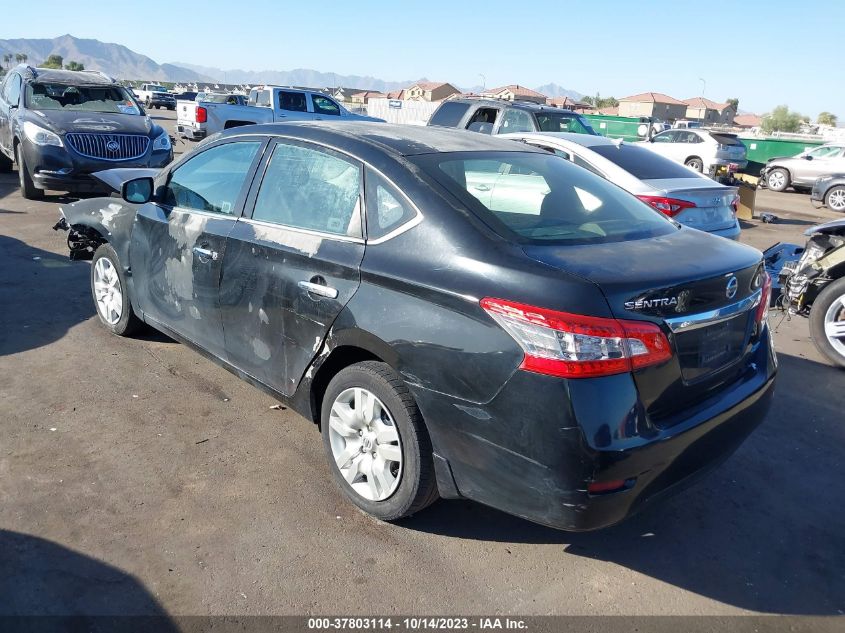 2014 NISSAN SENTRA S/FE+ S/SV/FE+ SV/SR/SL - 3N1AB7APXEY263132