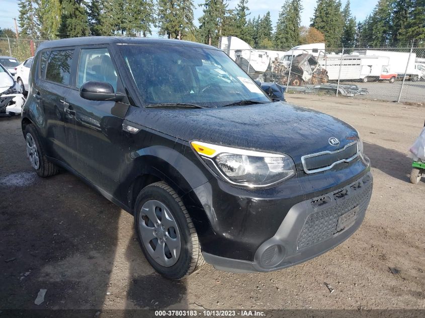 2014 KIA SOUL BASE - KNDJN2A27E7072846