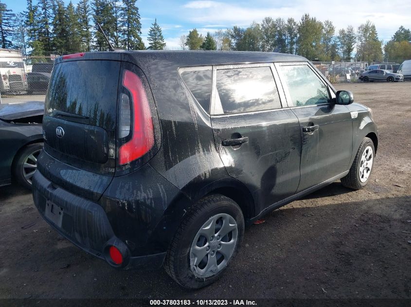 2014 KIA SOUL BASE - KNDJN2A27E7072846