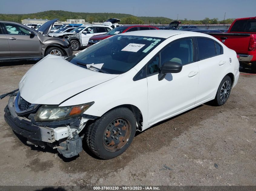 2014 HONDA CIVIC LX - 19XFB2F54EE017790