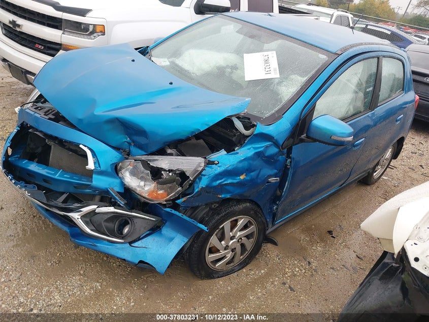 VIN ML32A4HJXJH009207 2018 MITSUBISHI MIRAGE SE