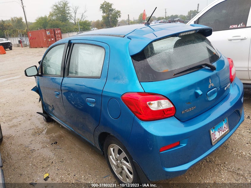 VIN ML32A4HJXJH009207 2018 MITSUBISHI MIRAGE SE