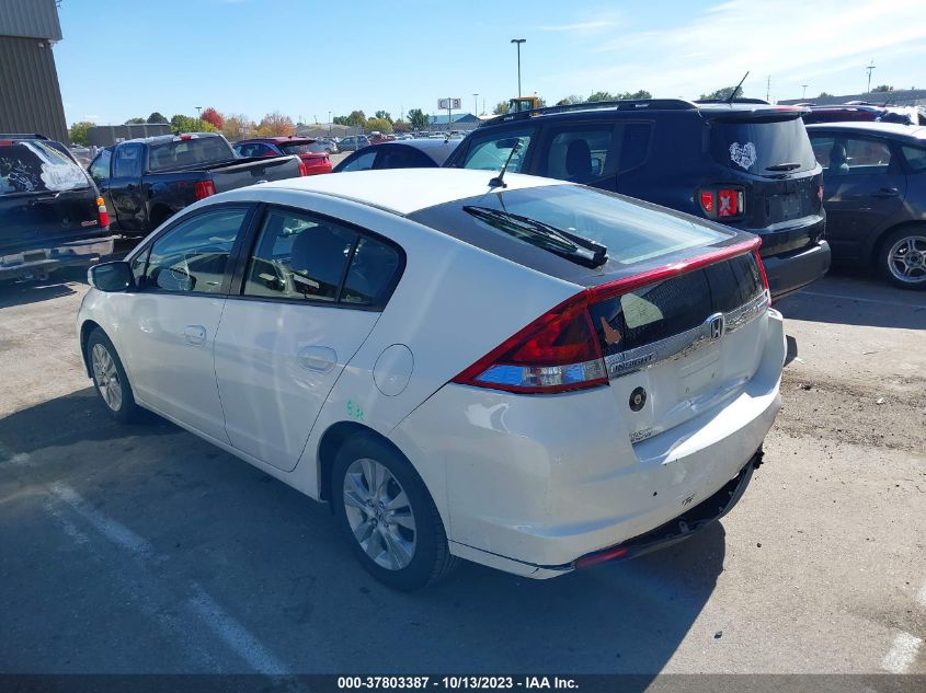 2013 HONDA INSIGHT EX - JHMZE2H72DS000418