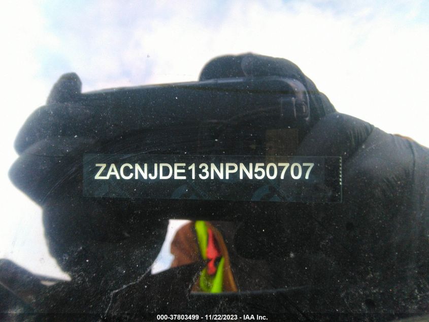 2022 JEEP RENEGADE ALTITUDE - ZACNJDE13NPN50707