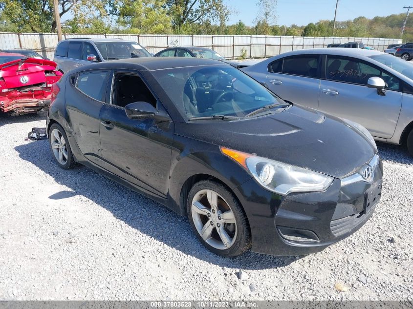 2013 HYUNDAI VELOSTER W/BLACK INT - KMHTC6ADXDU160888