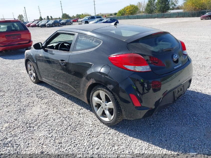 2013 HYUNDAI VELOSTER W/BLACK INT - KMHTC6ADXDU160888