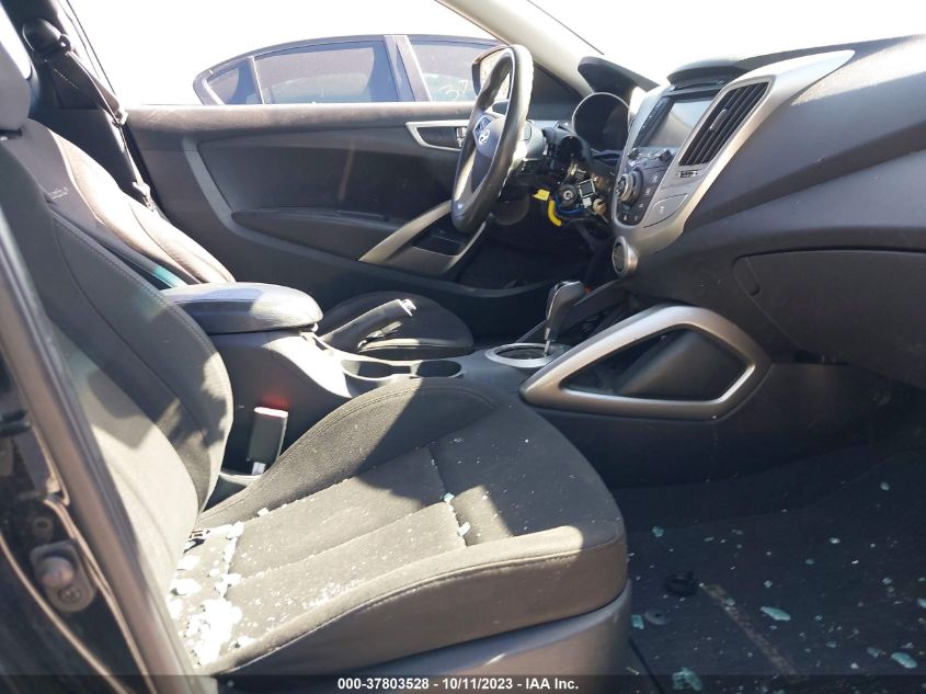 2013 HYUNDAI VELOSTER W/BLACK INT - KMHTC6ADXDU160888