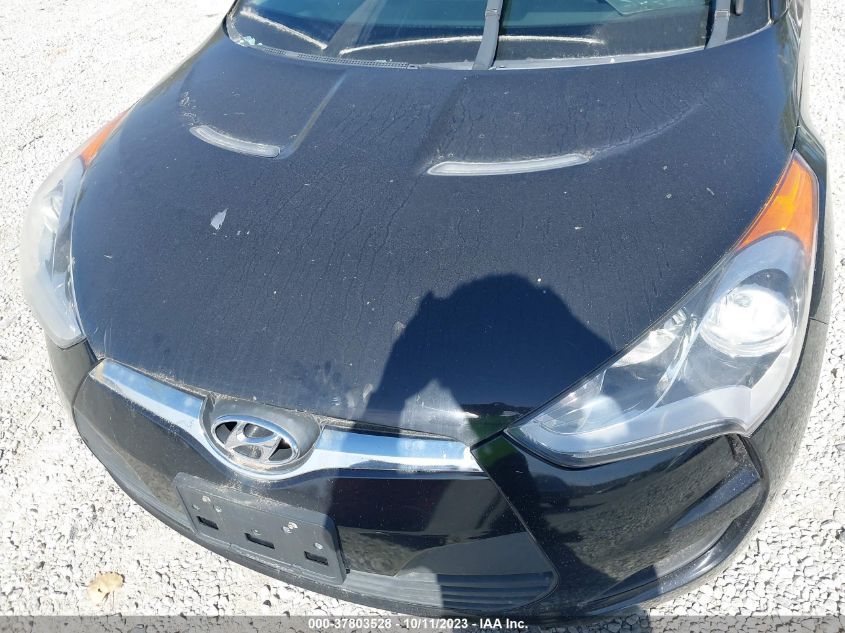 2013 HYUNDAI VELOSTER W/BLACK INT - KMHTC6ADXDU160888