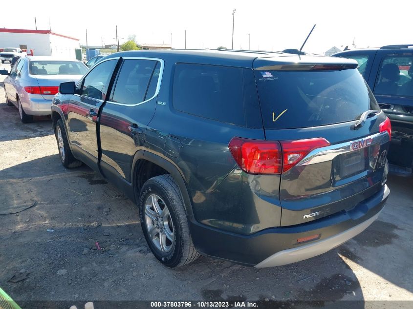 2019 GMC ACADIA SLE - 1GKKNKLA0KZ145567