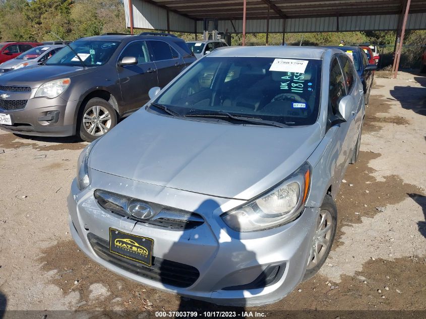 2013 HYUNDAI ACCENT GS - KMHCT5AE6DU118155