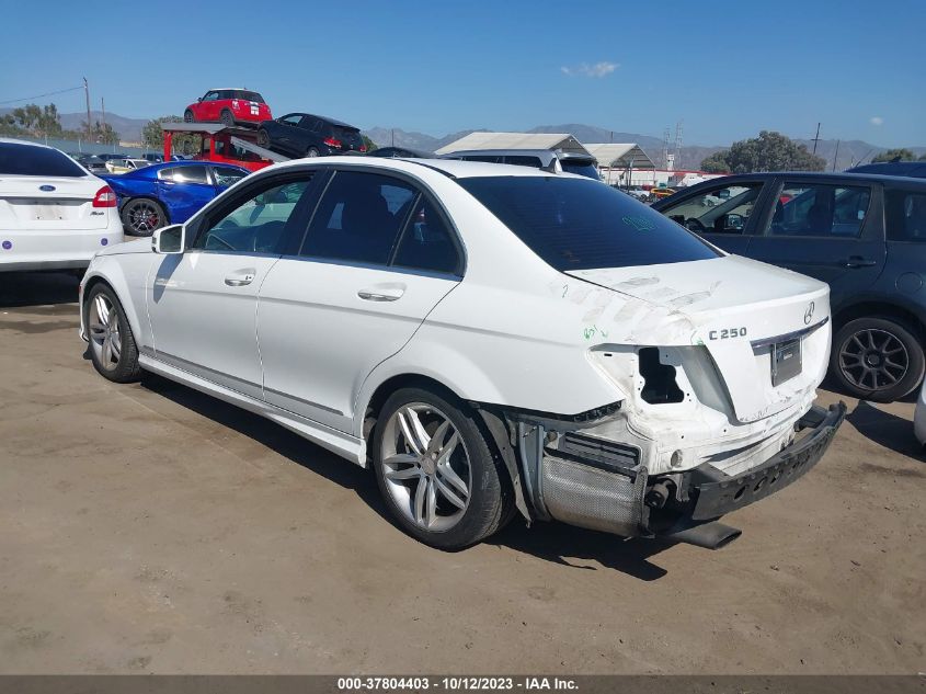 2014 MERCEDES-BENZ C 250 SPORT/LUXURY - WDDGF4HB9EA960841
