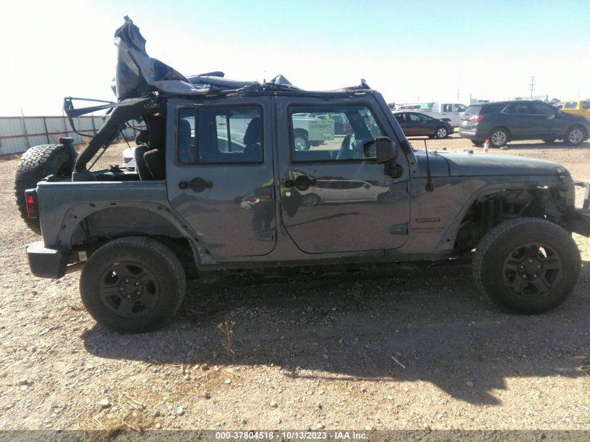 2014 JEEP WRANGLER UNLIMITED SPORT - 1C4BJWDG4EL219923