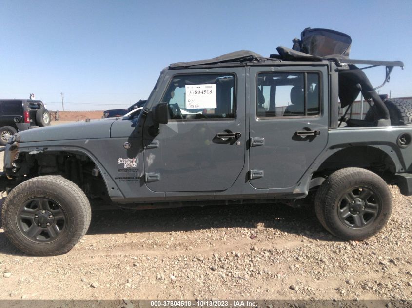 2014 JEEP WRANGLER UNLIMITED SPORT - 1C4BJWDG4EL219923