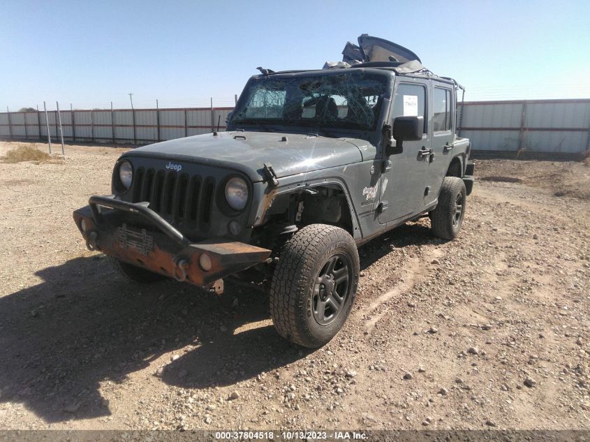 2014 JEEP WRANGLER UNLIMITED SPORT - 1C4BJWDG4EL219923